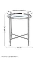 Zach Round Side Table