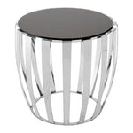 Yasmin Stainless Steel Side Table