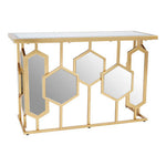 Rio Gold and Mirror Console Table