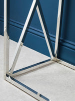 Allure Silver Cross Design Console Table