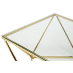 Allure Gold Finish Twist Coffee Table