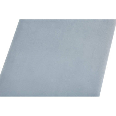 Allure Powder Blue Velvet And Gold Bench