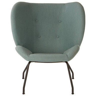 Kolding Green Fabric Accent Chair