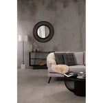 Trento Console Table With Grey Glass Top