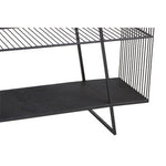 Trento Console Table With Grey Glass Top