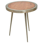 Almora Acacia Wood Round Side Table