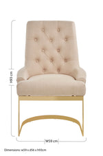 Azalea Natural Dining Chair