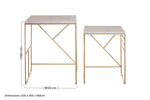Avantis Marble Set Of 2 Square Nesting Tables