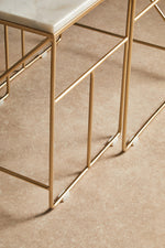 Avantis Marble Set Of 2 Square Nesting Tables