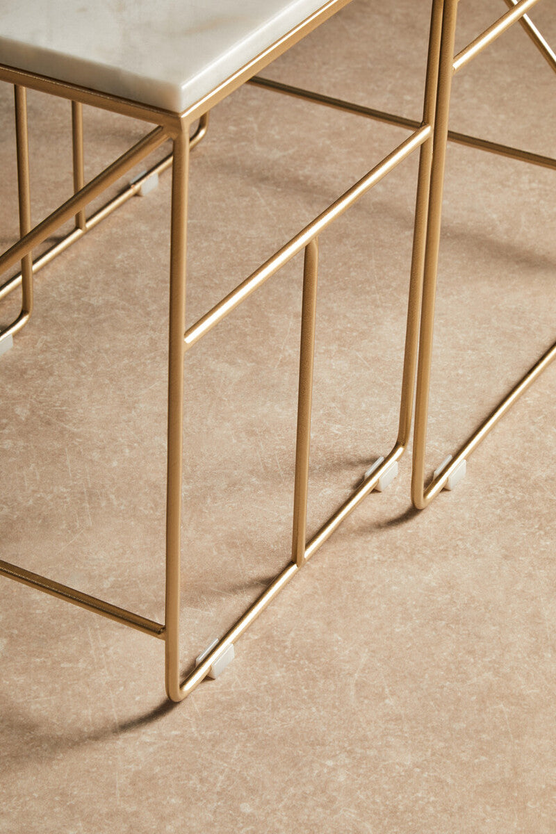 Avantis Marble Set Of 2 Square Nesting Tables