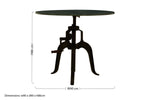 Vasco Small Bar Table with Green Marble Top