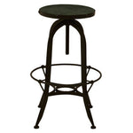 Vasco Black And Green Finish Bar Stool