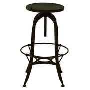 Vasco Black And Green Finish Bar Stool