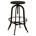 Vasco Black And Green Finish Bar Stool