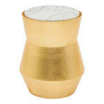 Lino Small Gold Drum Side Table