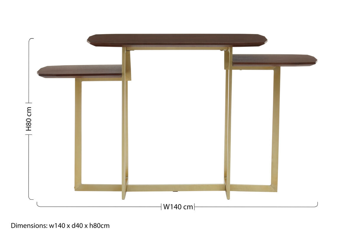 Villi 3 Tier Console Table