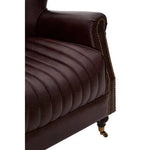 Victor Brown Leather Armchair