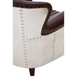 Victor Brown Leather Armchair