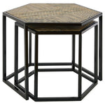 Babita Set Of 2 Hexagon Side Tables