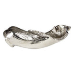 Hampstead Textured Nickel Finish Small Leaf Dish