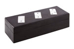 Churchill Games Black Mango Wood Domino Set
