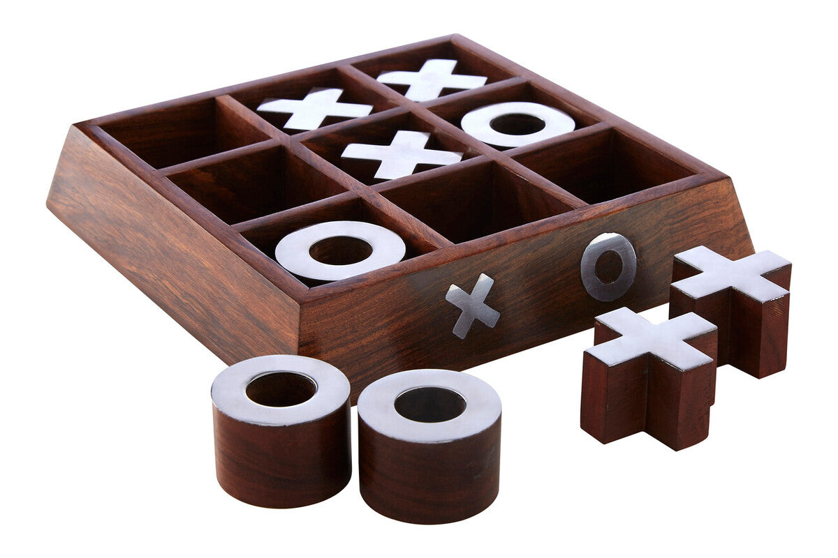 Churchill Games Sheesham Wood Noughts and Crosses