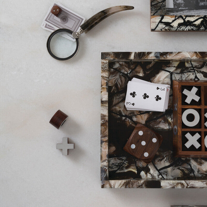 Churchill Games Sheesham Wood Noughts and Crosses