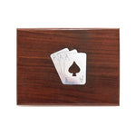 Churchill Games Sheesham Wood Playing Card Box