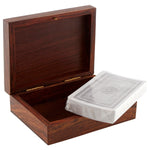 Churchill Games Sheesham Wood Playing Card Box