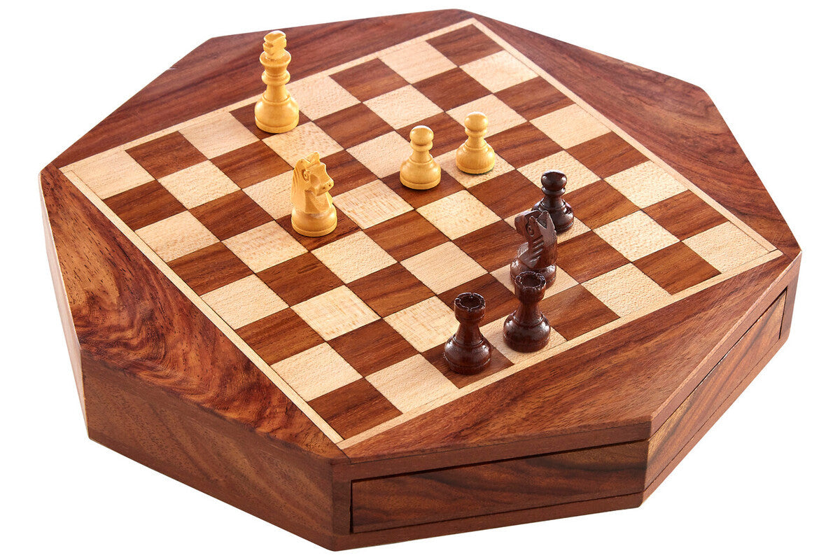 Churchill Games Octagonal Magnetic Chess Game