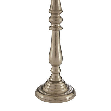 Kensington Townhouse Small Nickel Candle Holder