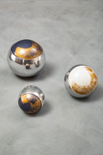 Alma Set Of 3 Deco Brushstroke Balls