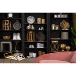 Estrella Large Gold Finish Fluted Vase