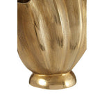 Estrella Large Gold Finish Fluted Vase