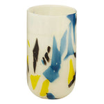 Carra Abstract Design Small Glass Vase