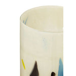 Carra Abstract Design Small Glass Vase