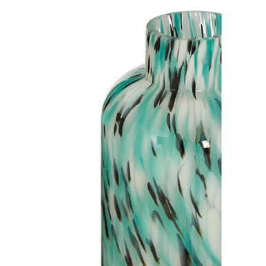 Calla Large Turquoise Speckle Vase