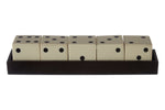 Churchill Games White And Black 5 Dice Set