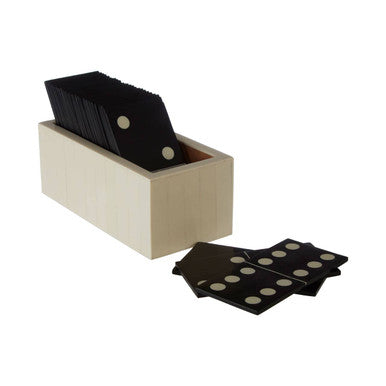 Churchill Games Black And White Domino Set