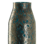 Caris Blue Speckled Glass Large Vase