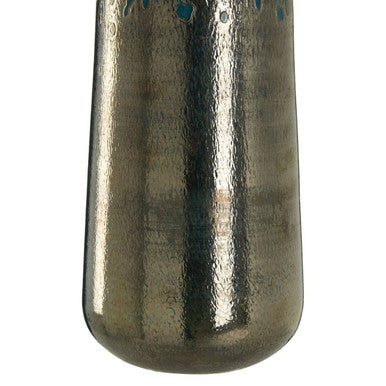 Caris Blue Speckled Glass Large Vase