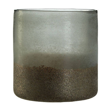 Chiara Small Grey Sand Effect Vase
