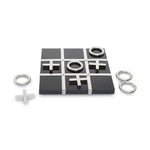 Flos Black And Silver Tic Tac Toe Game