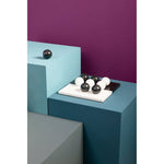 Flos Black And White Tic Tac Toe Marble Game