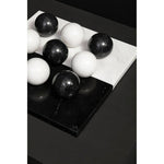 Flos Black And White Tic Tac Toe Marble Game