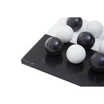 Flos Black And White Tic Tac Toe Marble Game