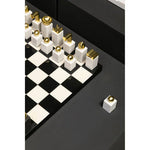 Flos Marble And Wood Chess Set