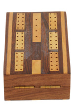 Churchill Games Sheesham Wood Cribbage Set