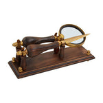 Churchill Brown Mango Wood Magnifying Glass and Letter Opener