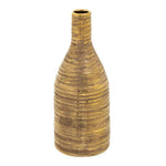 Hermosa Gold Small Ceramic Bottle Vase
